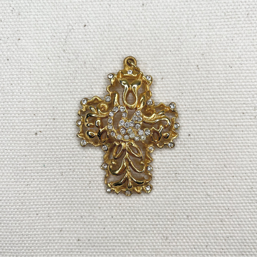 CHRISTIAN LACROIX CHRISTIAN LACROIX - Shinning Cross Pendant - ALE PARIS Luxury Vintage