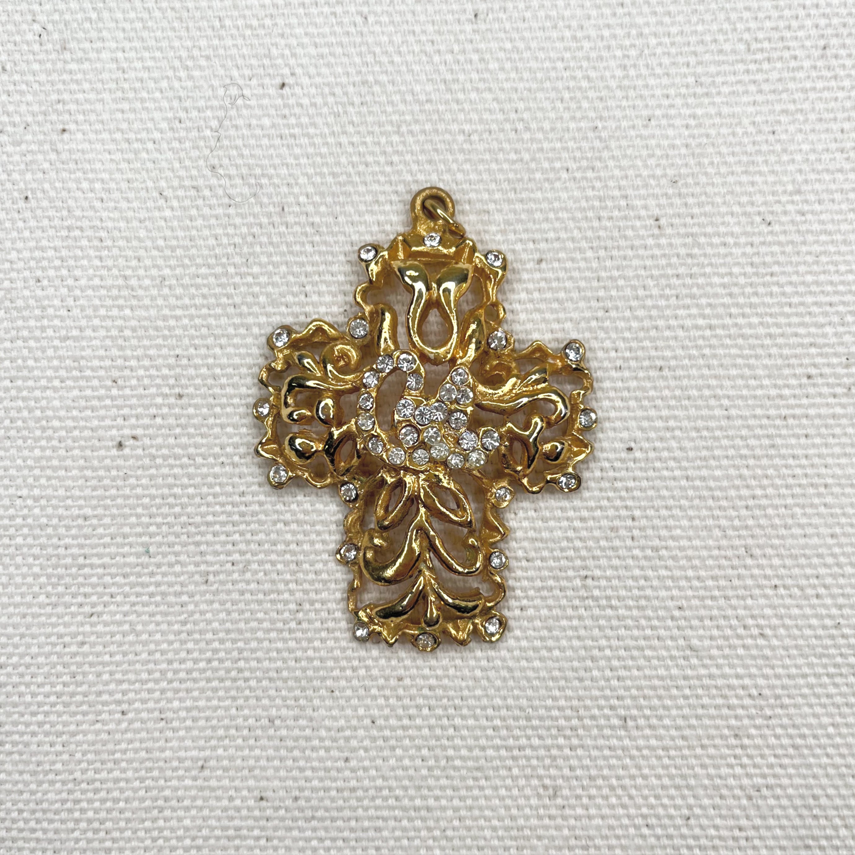 CHRISTIAN LACROIX CHRISTIAN LACROIX - Shinning Cross Pendant - ALE PARIS Luxury Vintage