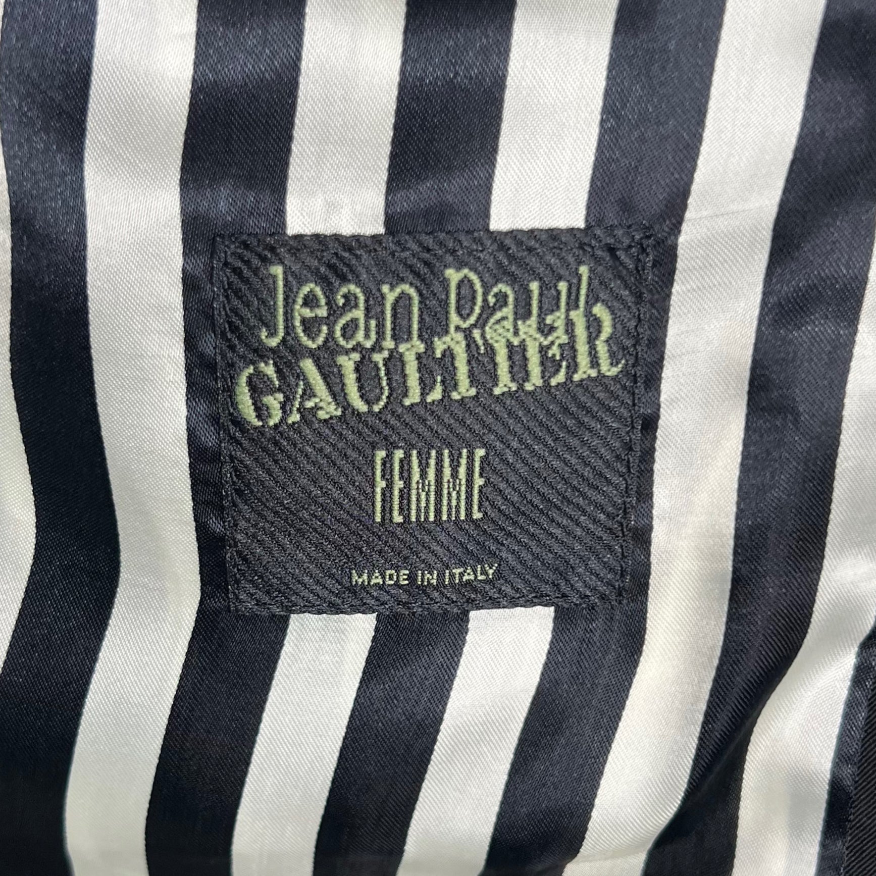JEAN PAUL GAULTIER JEAN PAUL GAULTIER - Military Black Jacket - ALE PARIS Luxury Vintage
