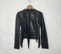 CAVALLI CAVALLI - Fringes Leather Jacket - ALE PARIS Luxury Vintage