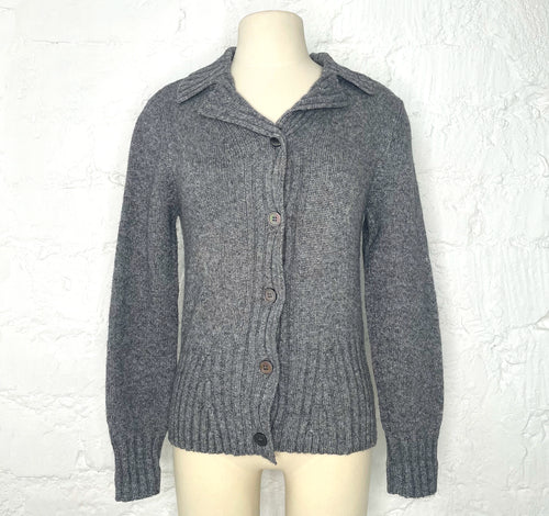 CERRUTI 1881 CERRUTI - 1881 Grey Wool Cardigan - ALE PARIS Luxury Vintage