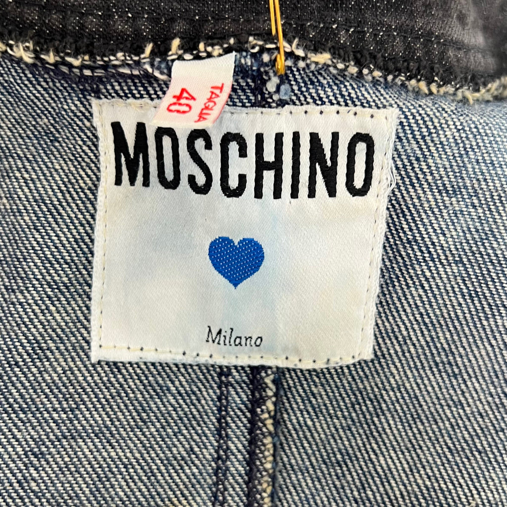 MOSCHINO MOSCHINO - Blue Denim Dress - ALE PARIS Luxury Vintage