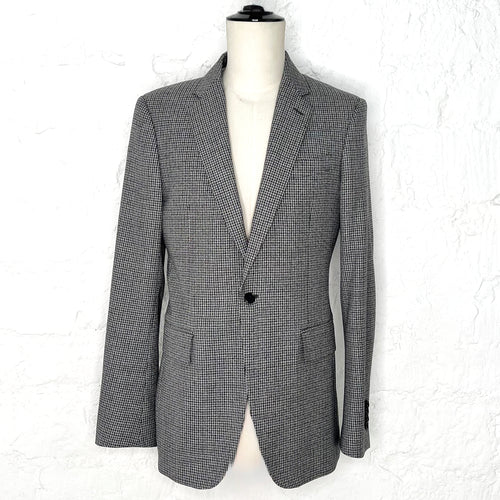 CALVIN KLEIN CALVIN KLEIN - Grey Wool Fitted Jacket - ALE PARIS Luxury Vintage