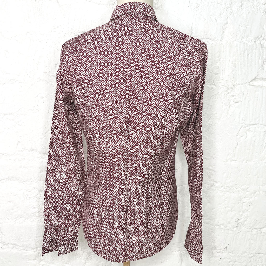 GUCCI GUCCI - Red Printed Shirt - ALE PARIS Luxury Vintage