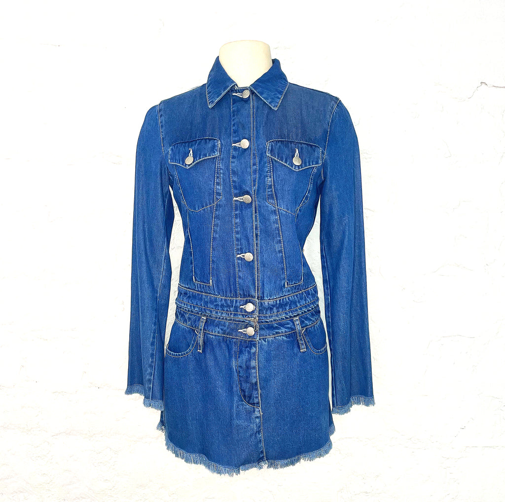 JEAN PAUL GAULTIER JEAN PAUL GAULTIER - Denim Set Dress - ALE PARIS Luxury Vintage