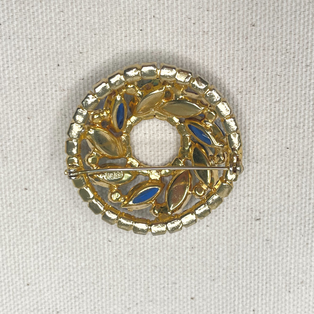 WESS WESS - Colorful Round Brooch - ALE PARIS Luxury Vintage