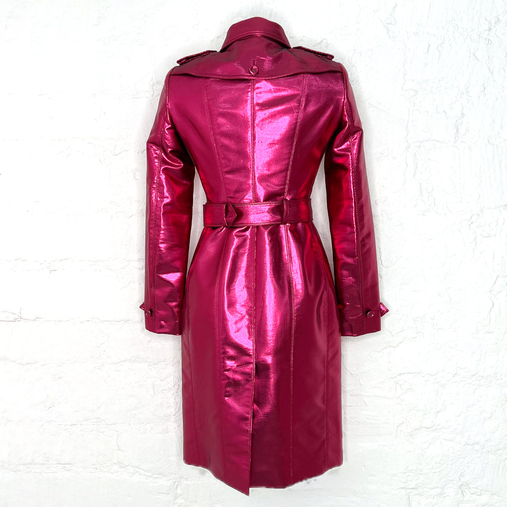 BURBERRY BURBERRY - Pink Trench Coat - ALE PARIS Luxury Vintage
