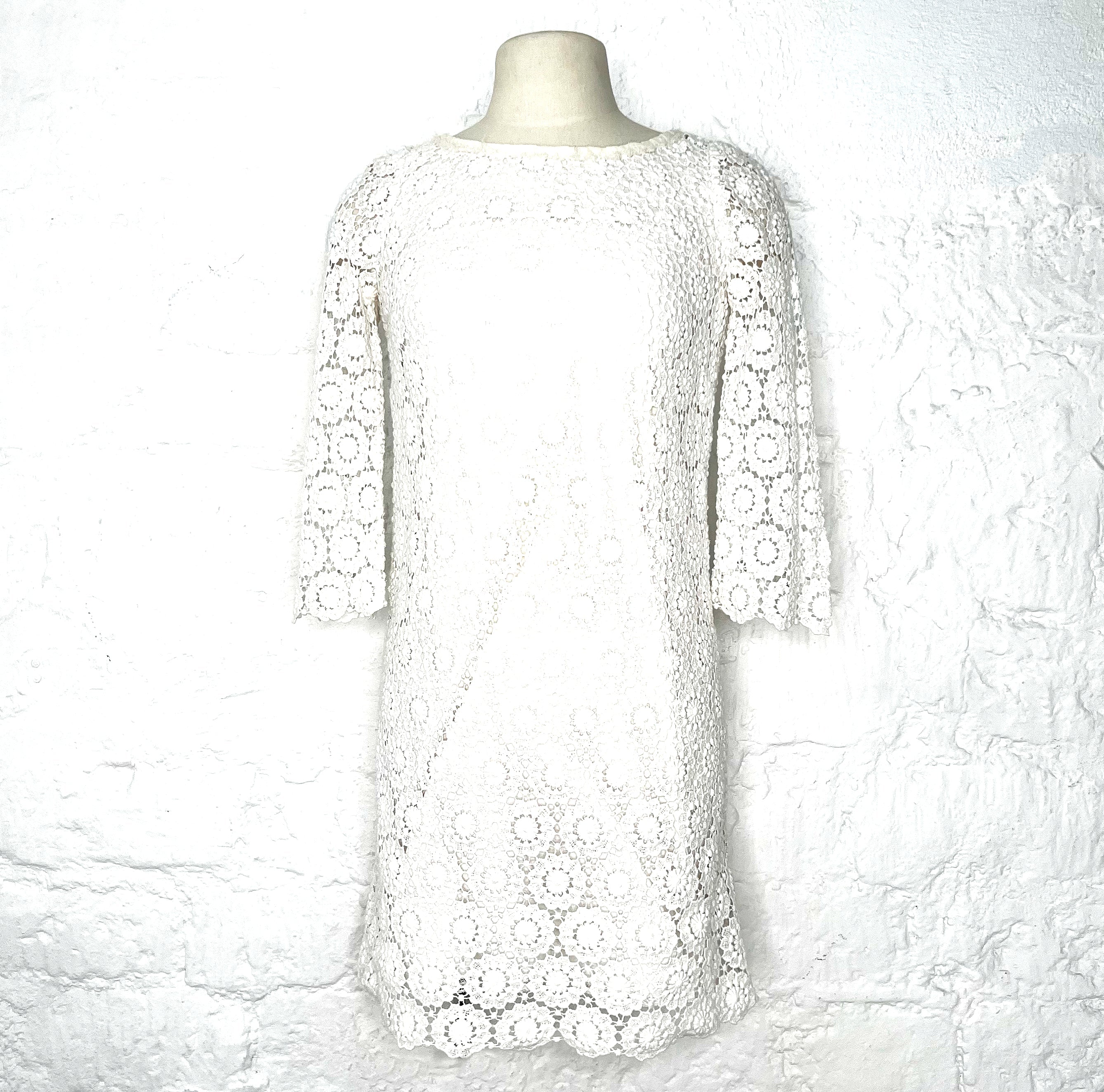 DOLCE & GABBANA -White Lace Dress DOLCE & GABBANA -White Lace Dress - ALE PARIS Luxury Vintage