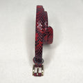 MAX MARA MAX MARA - Red Python Belt - ALE PARIS Luxury Vintage