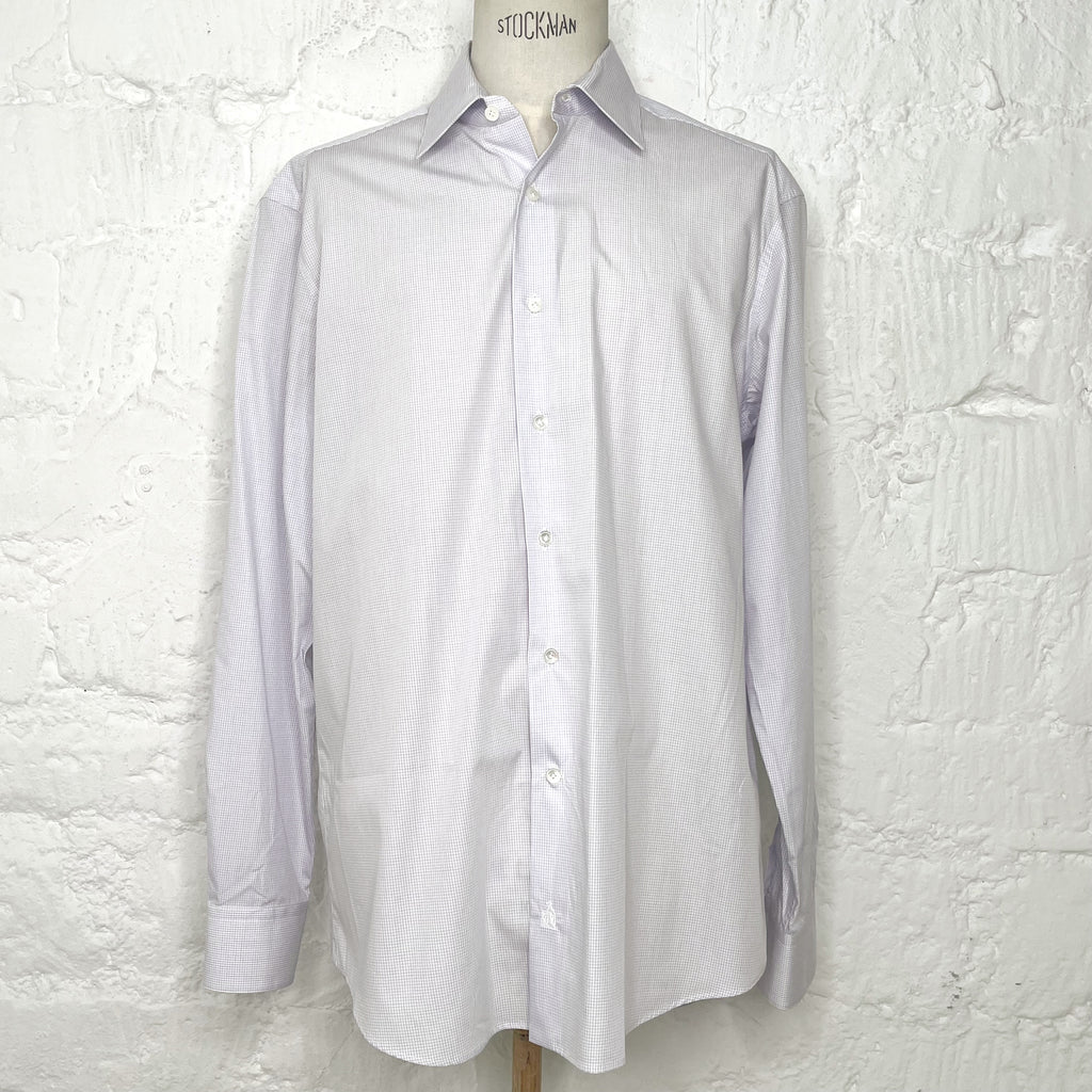 LANVIN LANVIN - Blue Check Shirt - ALE PARIS Luxury Vintage