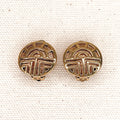 LOUIS FERAUD LOUIS FERAUD - Round Clip Earrings - ALE PARIS Luxury Vintage