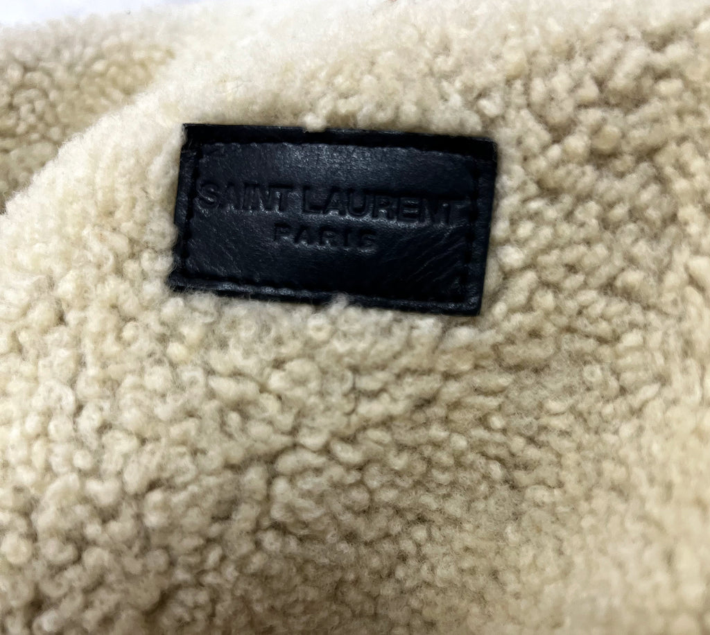 YVES SAINT LAURENT YVES SAINT LAURENT - Denim And Sheepskin Jacket - ALE PARIS Luxury Vintage