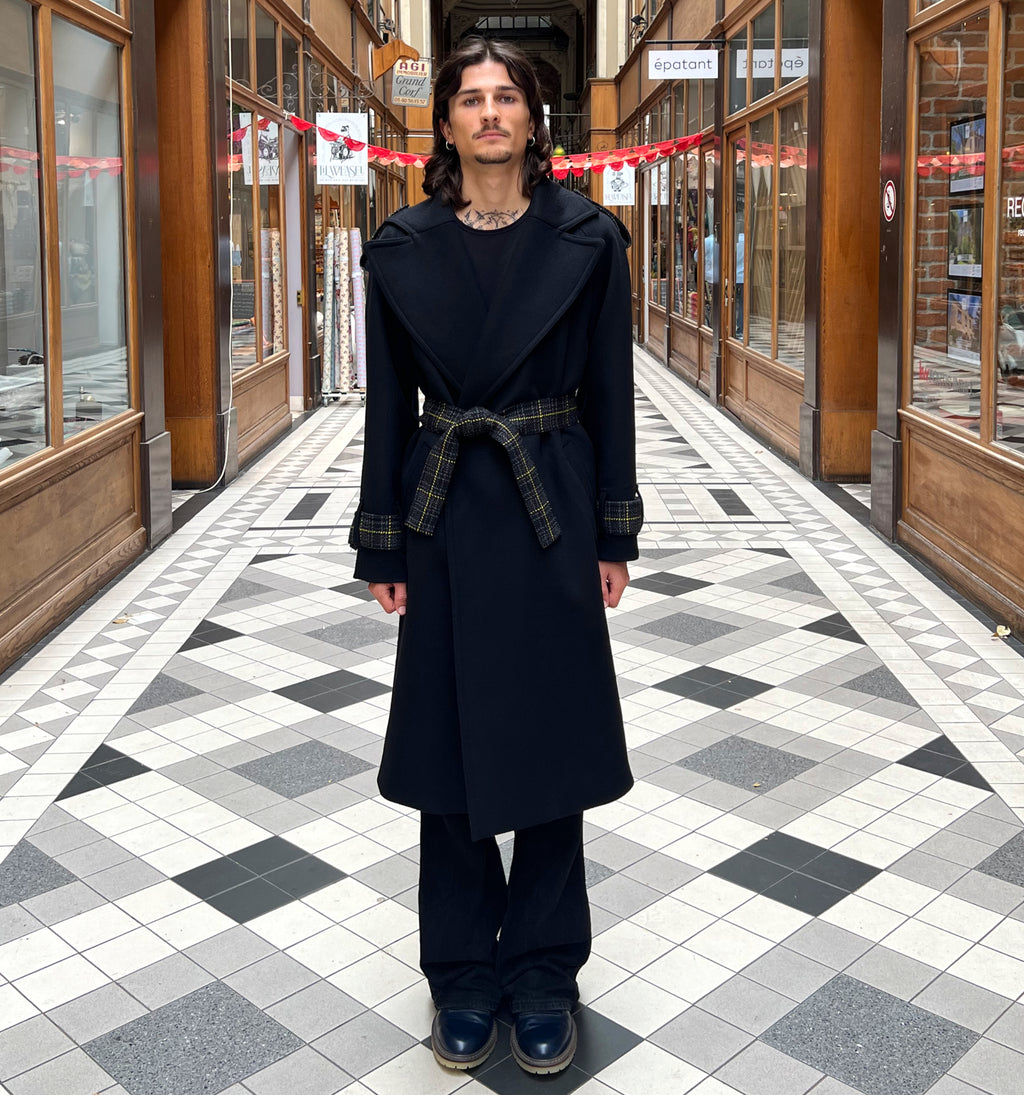 ALE MMVIII x Dashing Tweeds ALE - Mmviii X Dashing Tweeds Cashmere Coat - ALE PARIS Luxury Vintage