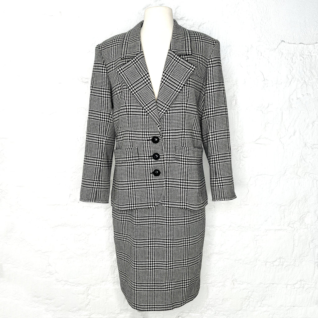 YVES SAINT LAURENT YVES SAINT LAURENT - Houndstooth Pattern Set - ALE PARIS Luxury Vintage
