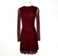 CHRISTIAN DIOR CHRISTIAN DIOR - Red Knitted Dress With Ruffles - ALE PARIS Luxury Vintage