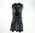 CAVALLI CAVALLI - Fluid Black And White Patterned Dress - ALE PARIS Luxury Vintage