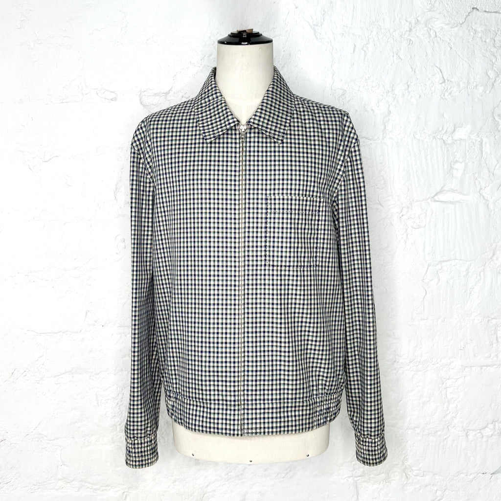 KENZO - Light blue vichy pattern set - ALE PARIS Luxury Vintage