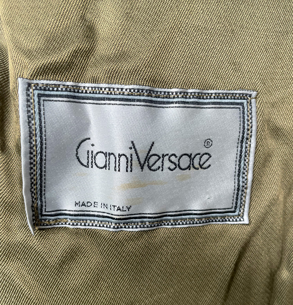 VERSACE VERSACE - Light Brown Fur Coat - ALE PARIS Luxury Vintage