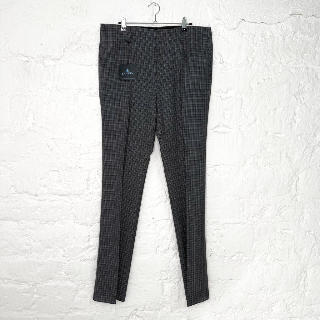 LANVIN LANVIN - Checked Pants - ALE PARIS Luxury Vintage