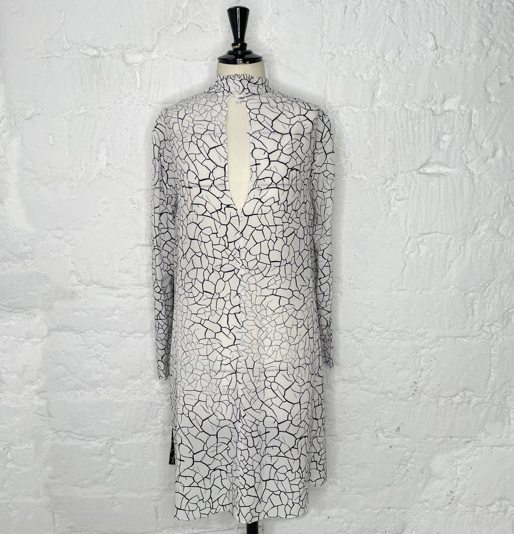 ICEBERG ICEBERG - Fluid Black And White Dress - ALE PARIS Luxury Vintage