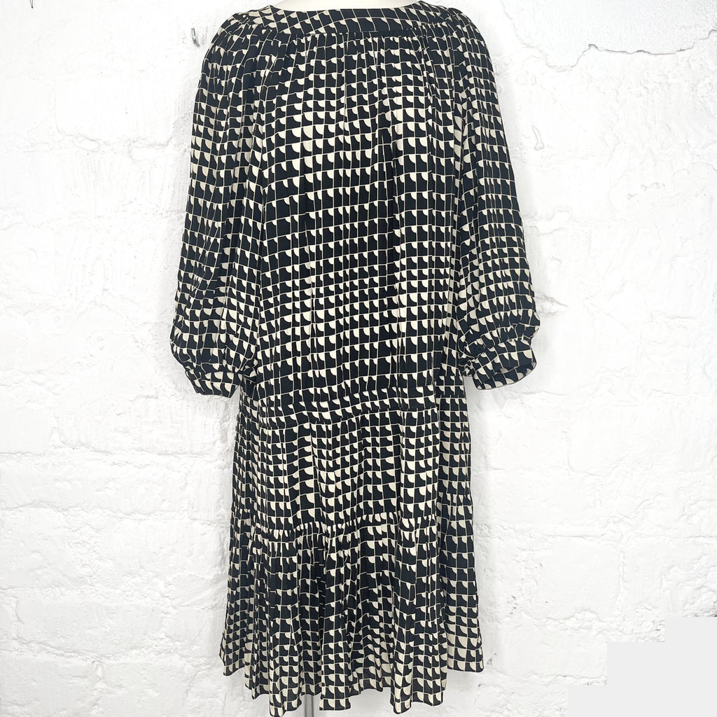 CELINE CELINE - Printed Silk Dress - ALE PARIS Luxury Vintage