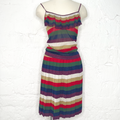 GUCCI GUCCI - Colorful Stripped Tank Top And Skirt - ALE PARIS Luxury Vintage