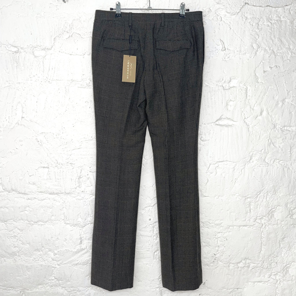 Burberry BURBERRY - Tartan Wool Pants - ALE PARIS Luxury Vintage