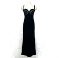 VERSACE VERSACE - Long Black Sequin Dress - ALE PARIS Luxury Vintage
