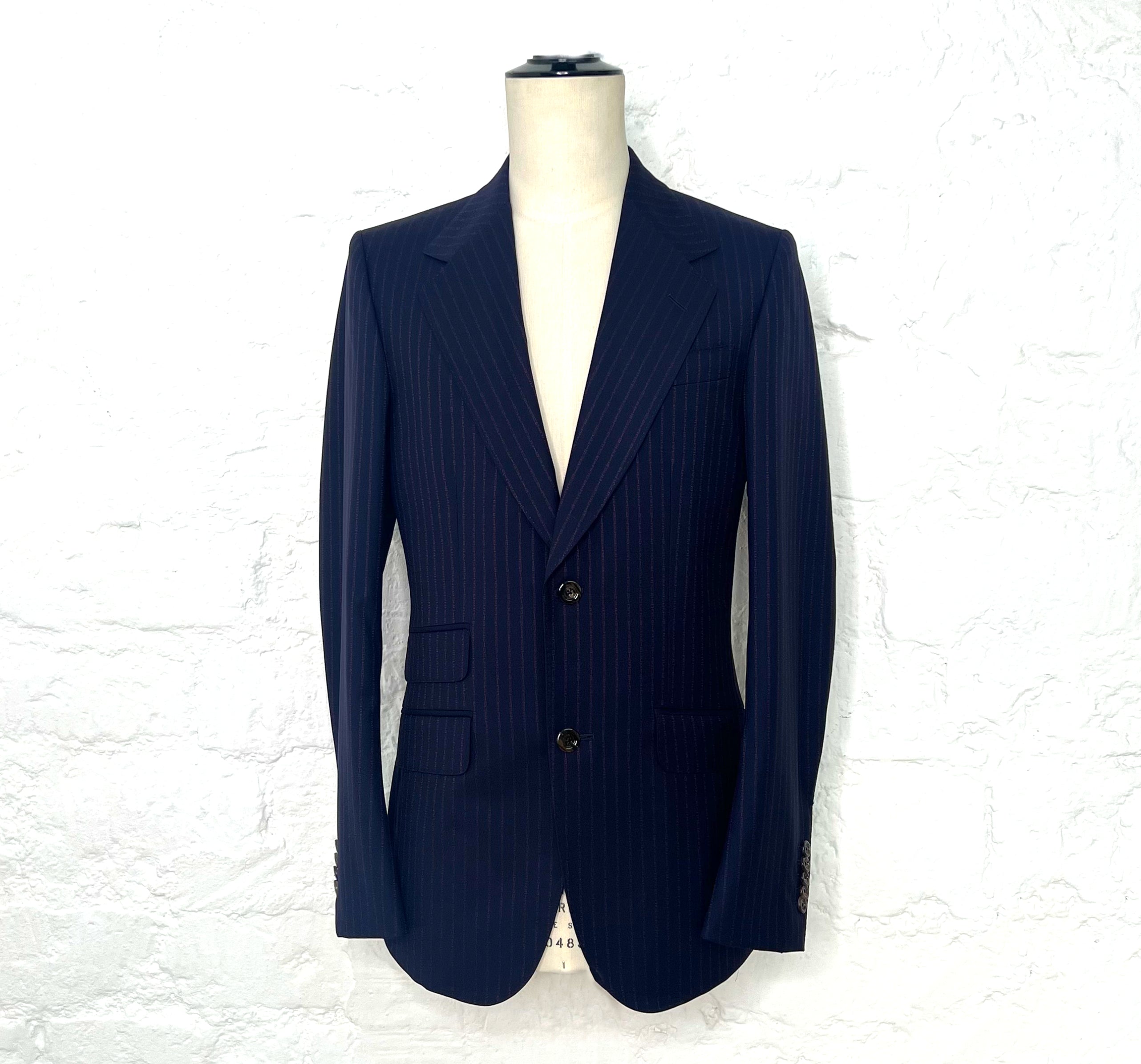 GUCCI GUCCI - Navy Smocking With Red Stripes - ALE PARIS Luxury Vintage