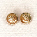 ATALANTE ATALANTE - Shell Clip Earrings - ALE PARIS Luxury Vintage