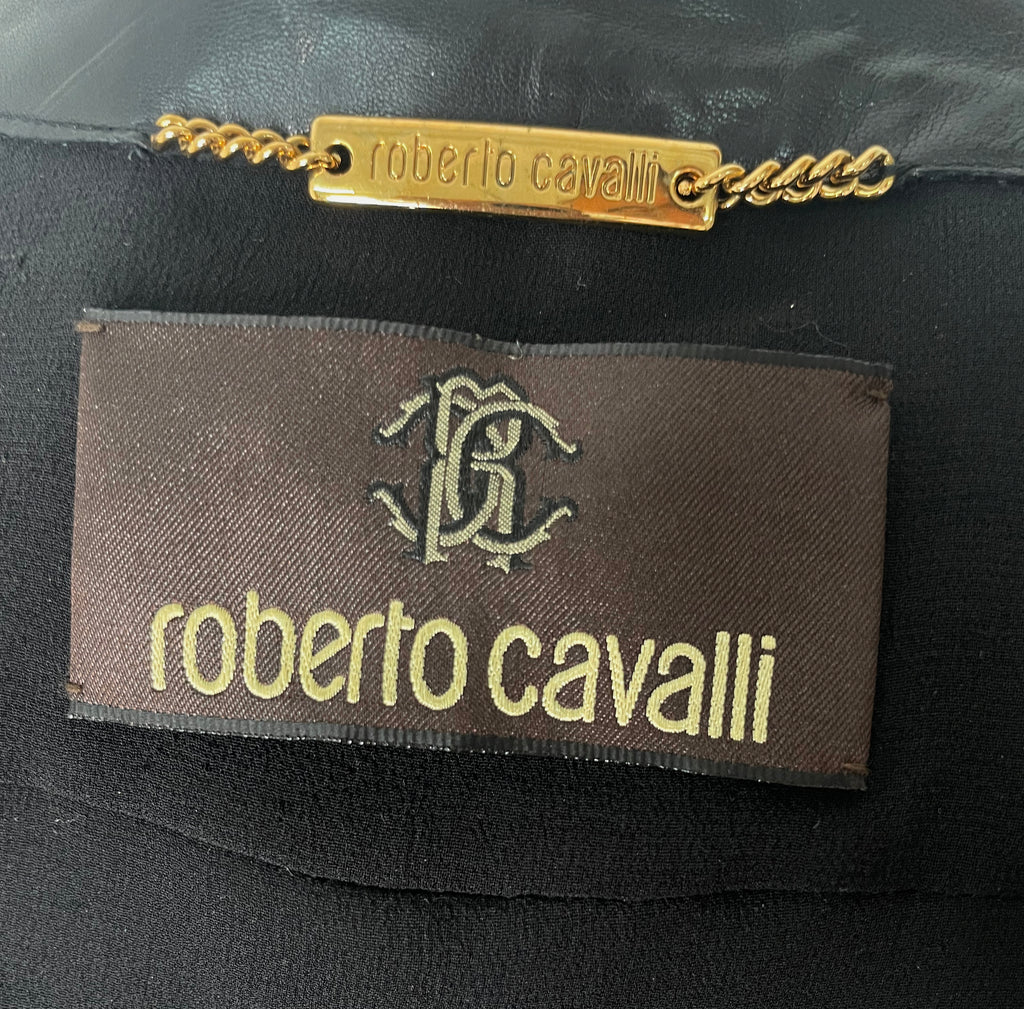 CAVALLI CAVALLI - Fringes Leather Jacket - ALE PARIS Luxury Vintage