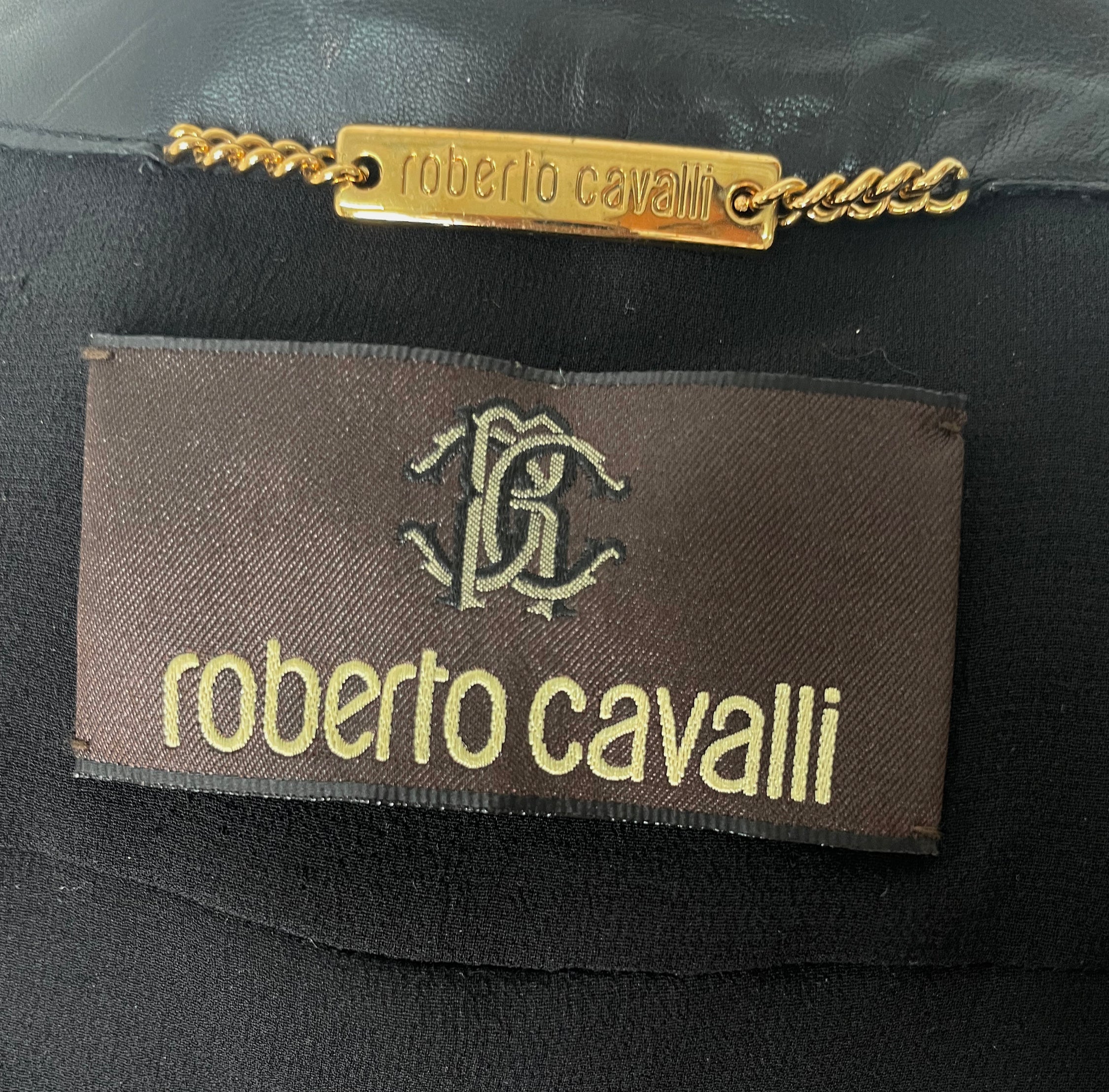 CAVALLI CAVALLI - Fringes Leather Jacket - ALE PARIS Luxury Vintage