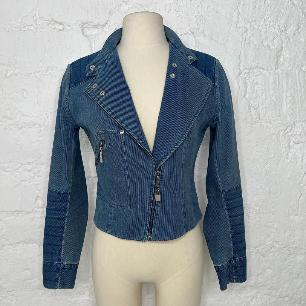CHRISTIAN DIOR - Short fit jacket perfecto