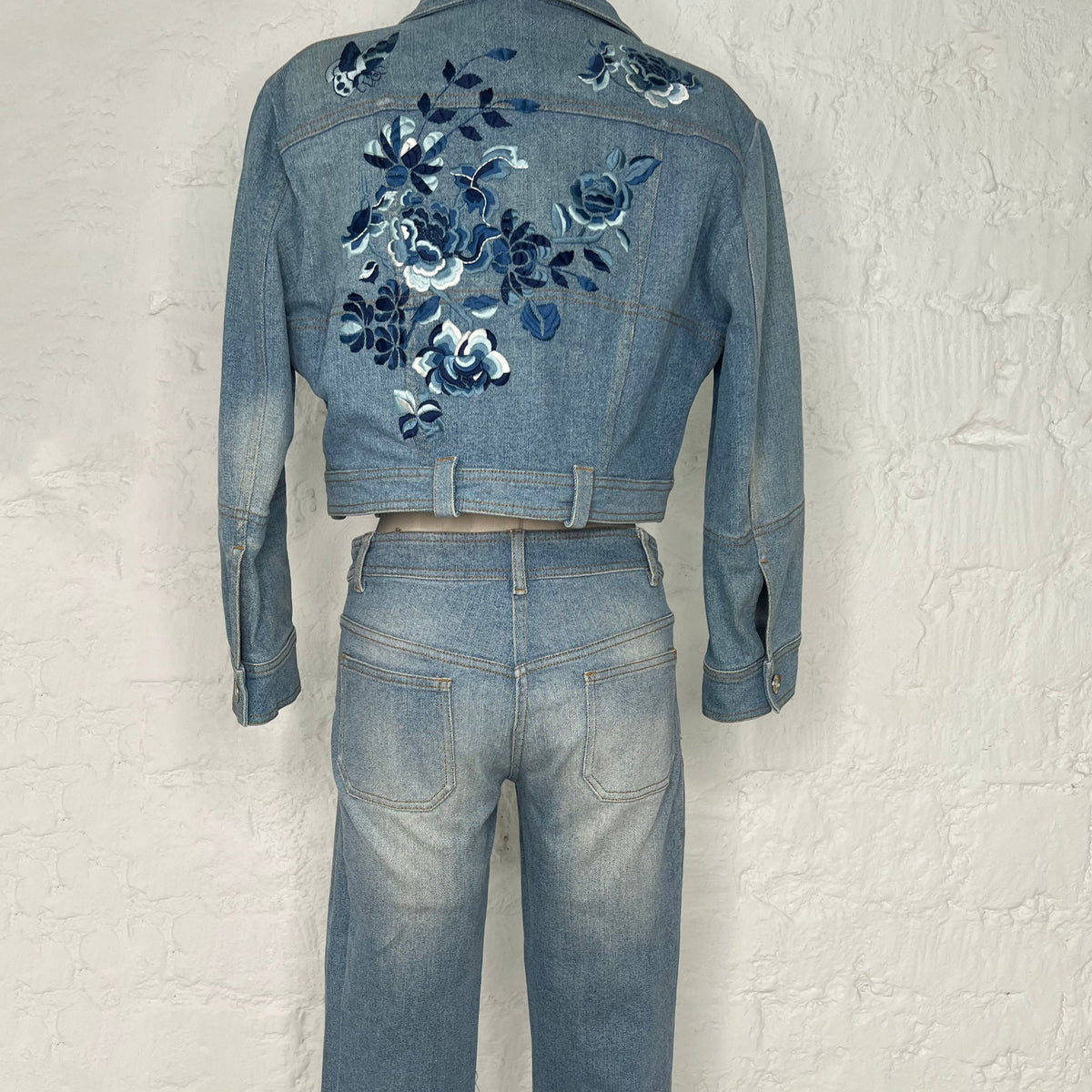 CHRISTIAN DIOR - Set denim blue