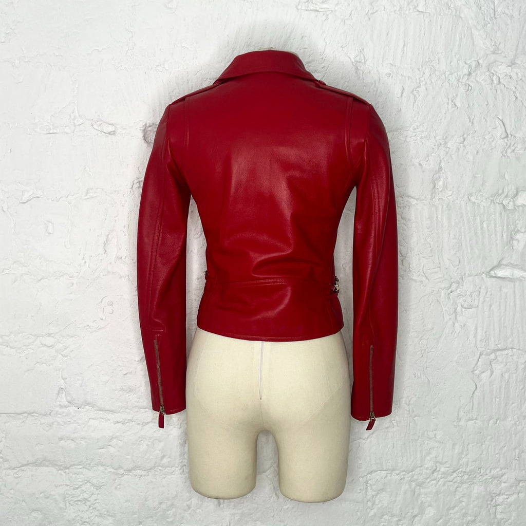 VALENTINO -Red ruffled jacket