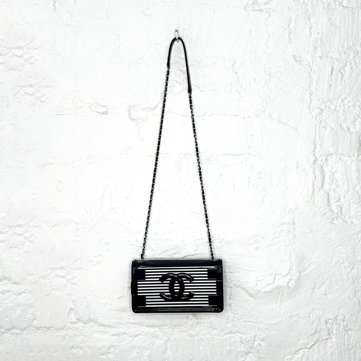 CHANEL - Bag Boy Brick striped