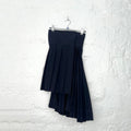 CHRISTIAN DIOR - Navy blue skirt midi vintage