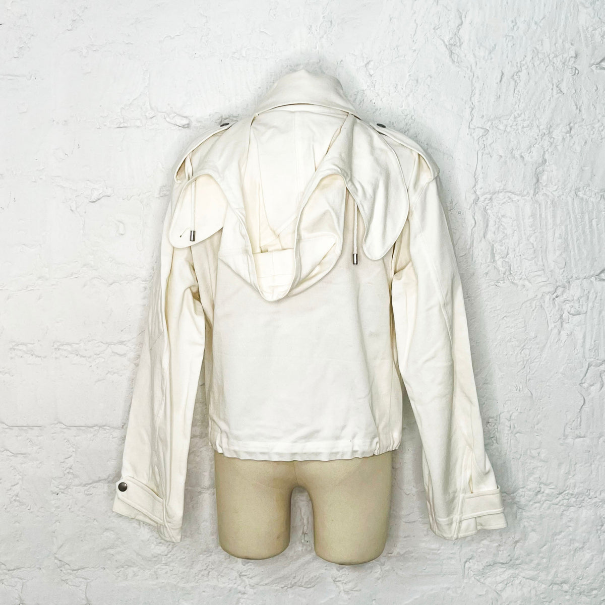 CHRISTIAN DIOR - Cream white Jacket vintage with zip