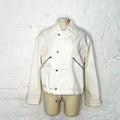 CHRISTIAN DIOR - Cream white Jacket vintage with zip