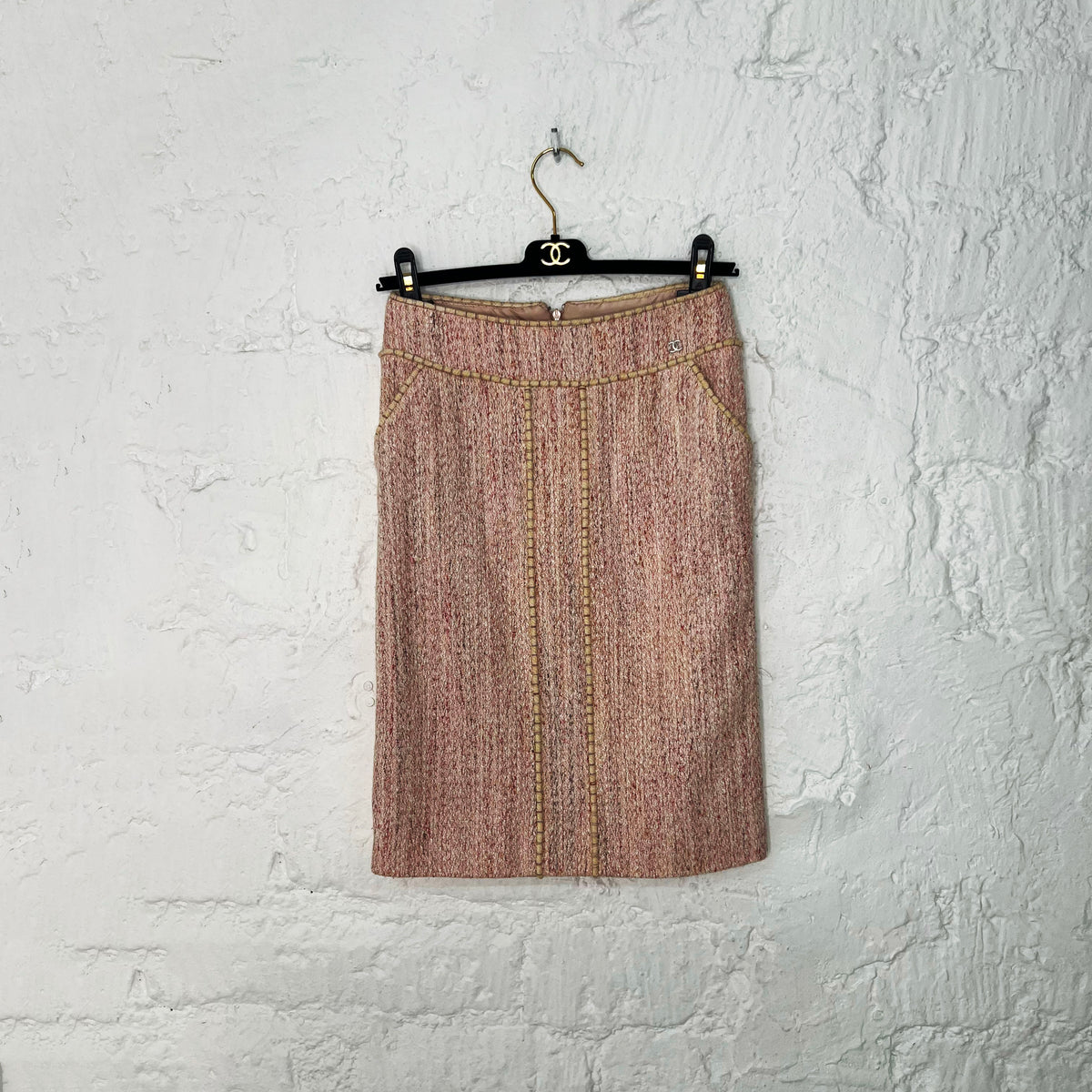 CHANEL- Pink Set with v-neck
