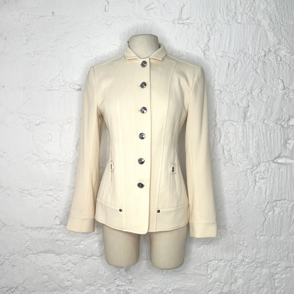 CHRISTIAN DIOR - Beige worker jacket