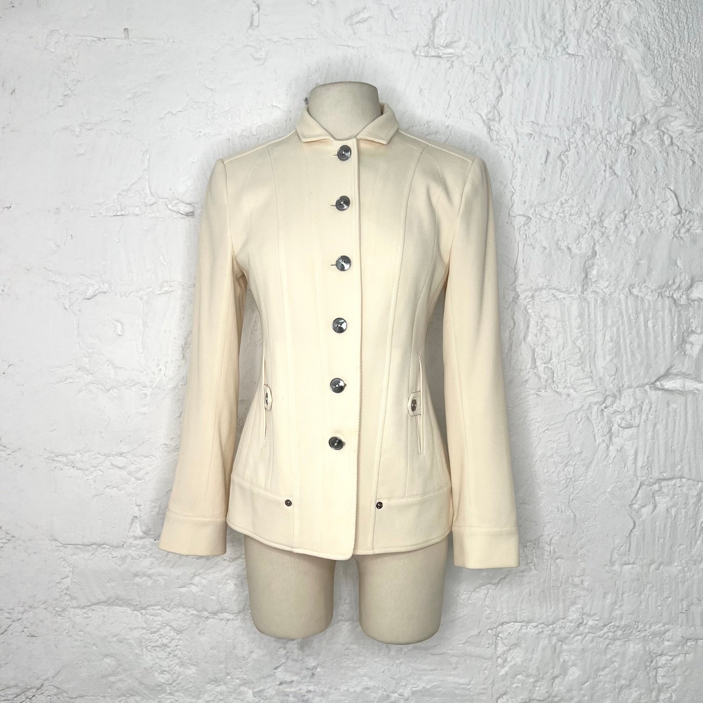 CHRISTIAN DIOR - Beige worker jacket