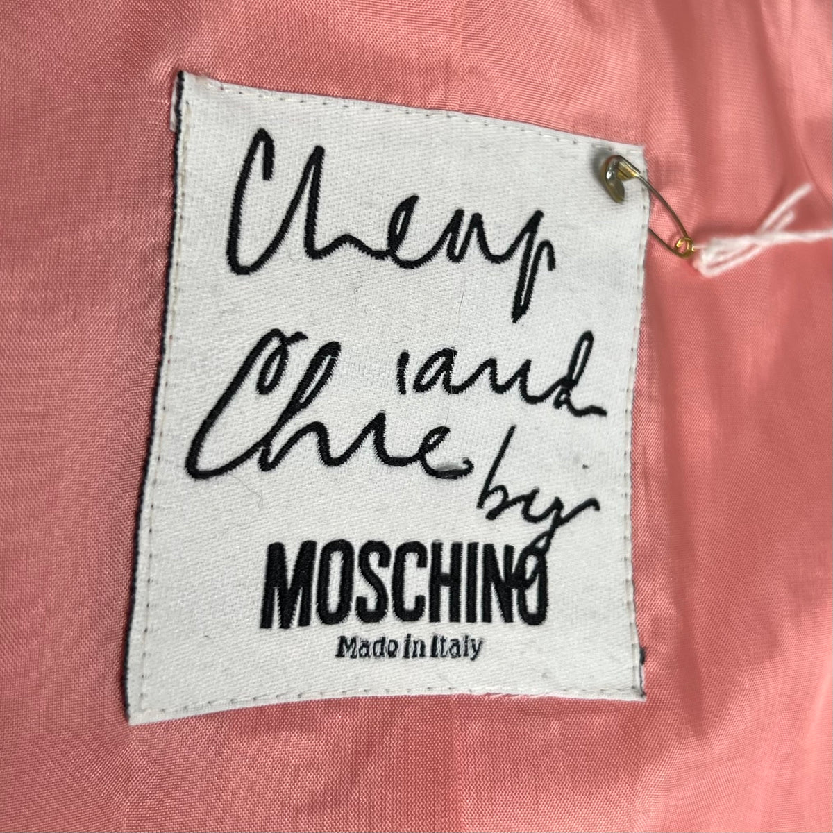 MOSCHINO - Pink 90's flamingo set