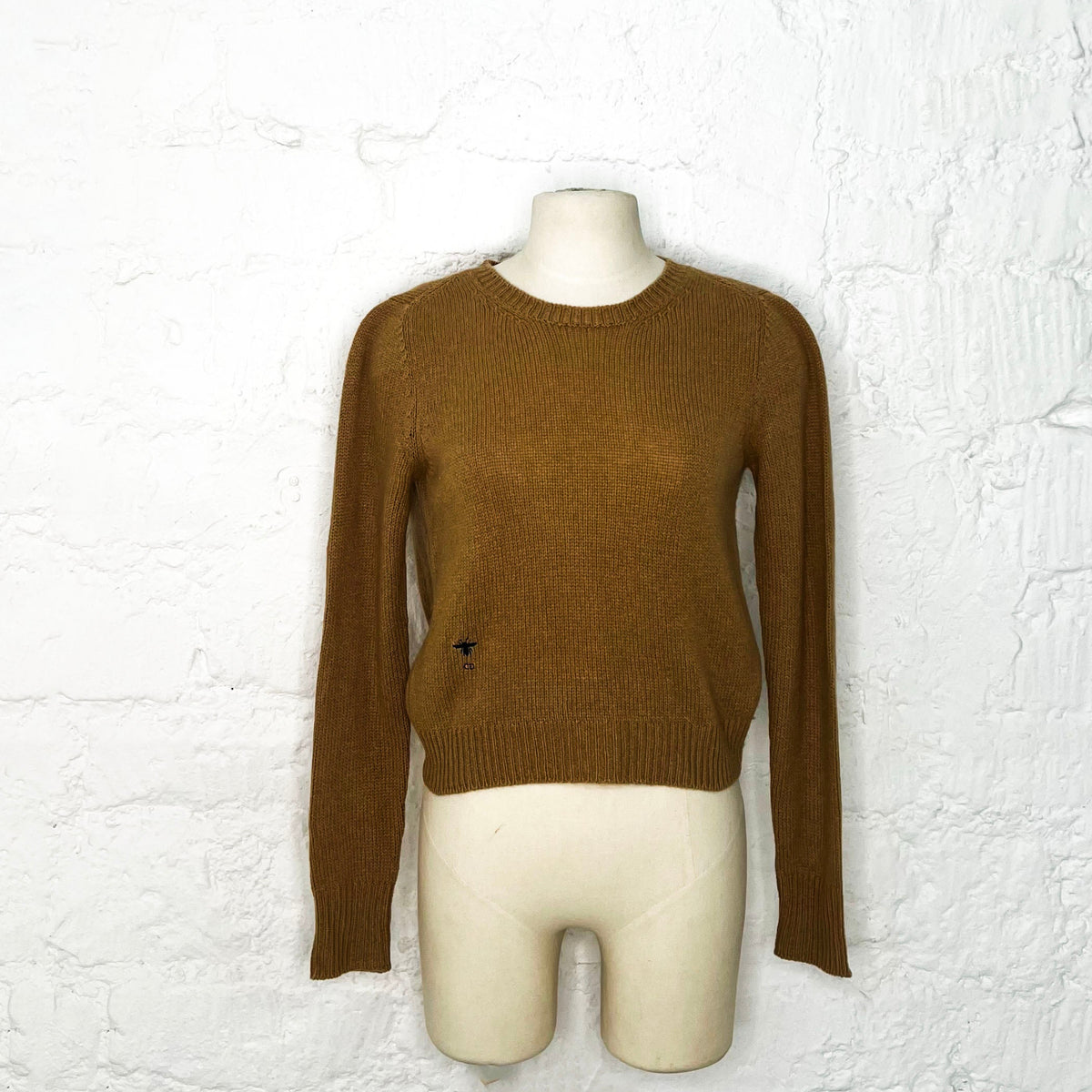 CHRISTIAN DIOR - Brown Backless Sweater
