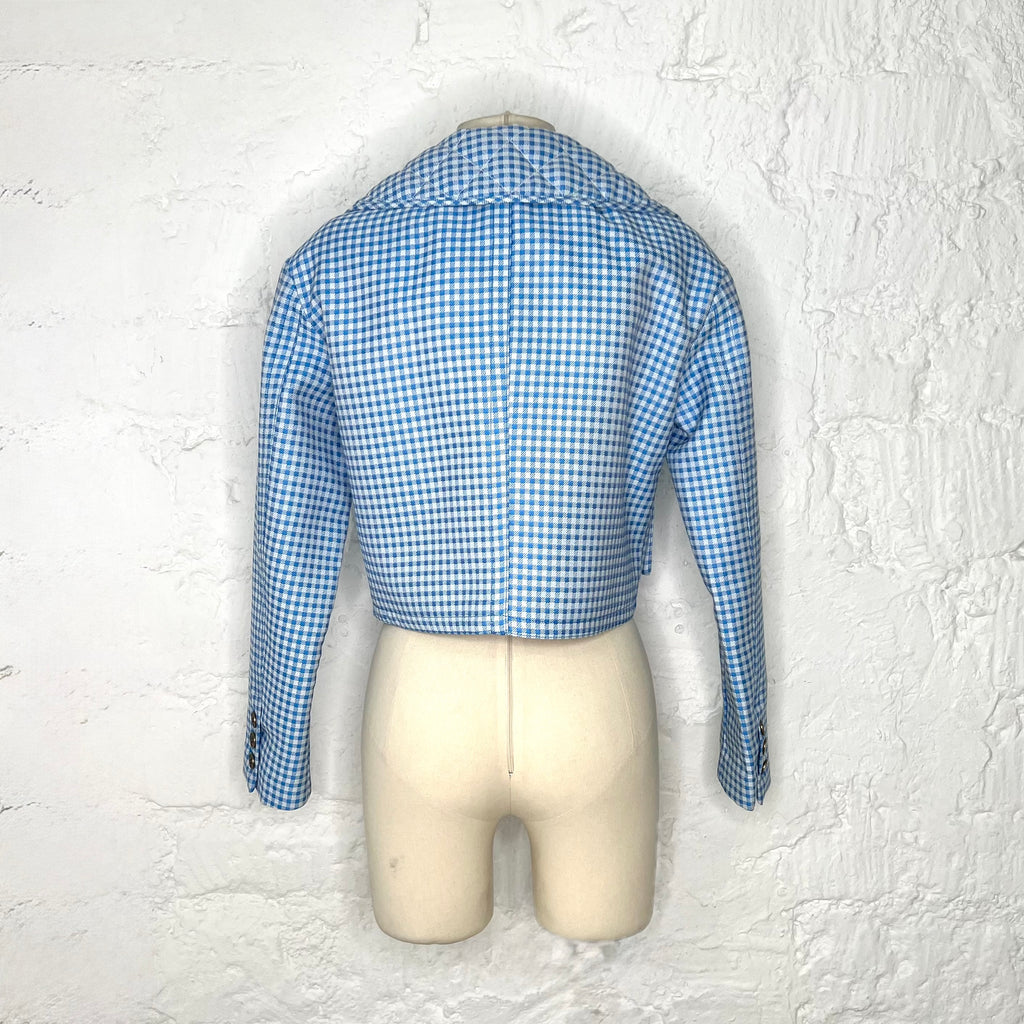 FENDI - Blue vichy jacket