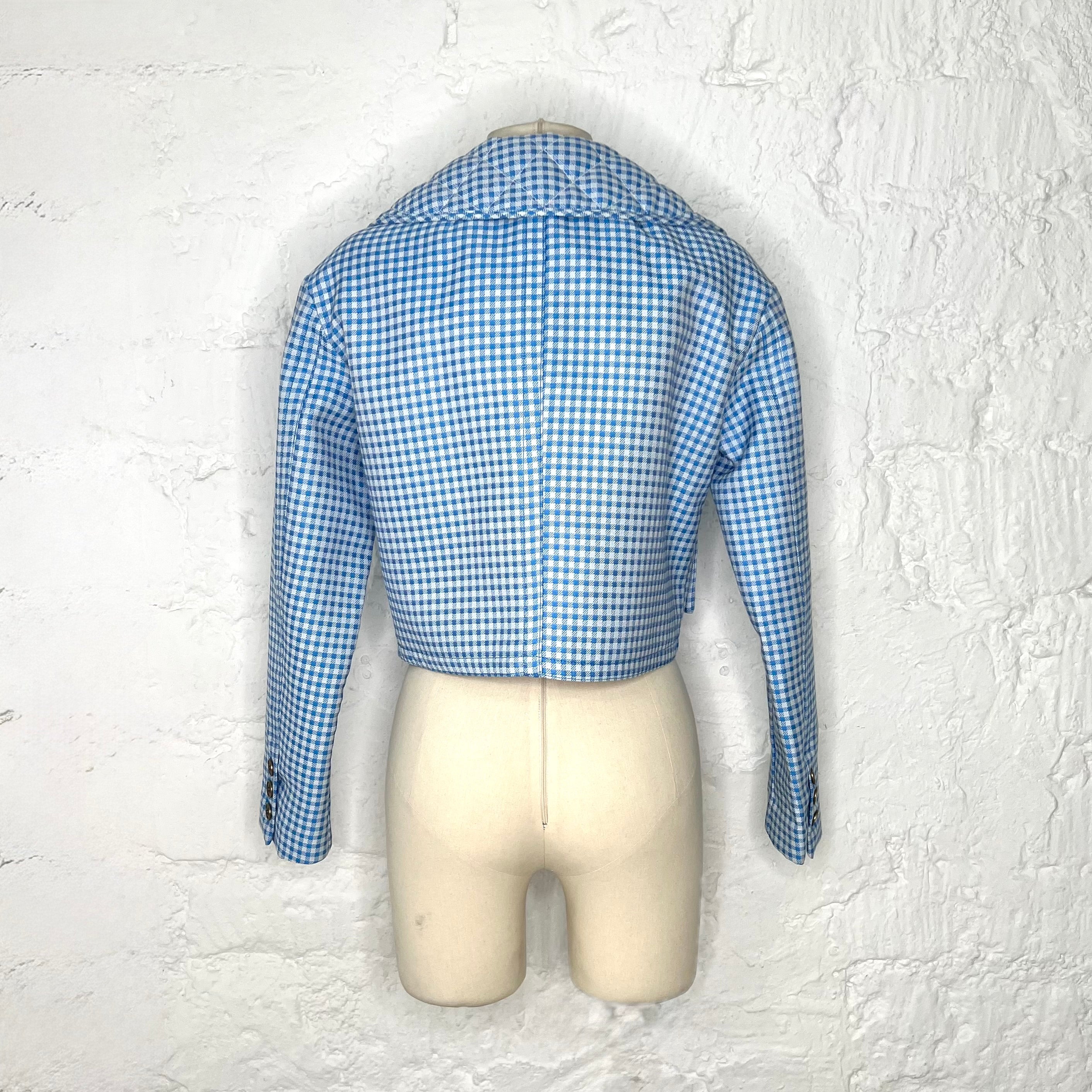 FENDI - Blue vichy jacket