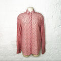 YVES SAINT LAURENT - Pink star print shirt