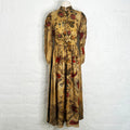 CHRISTIAN DIOR - Long dress with vintage floral print