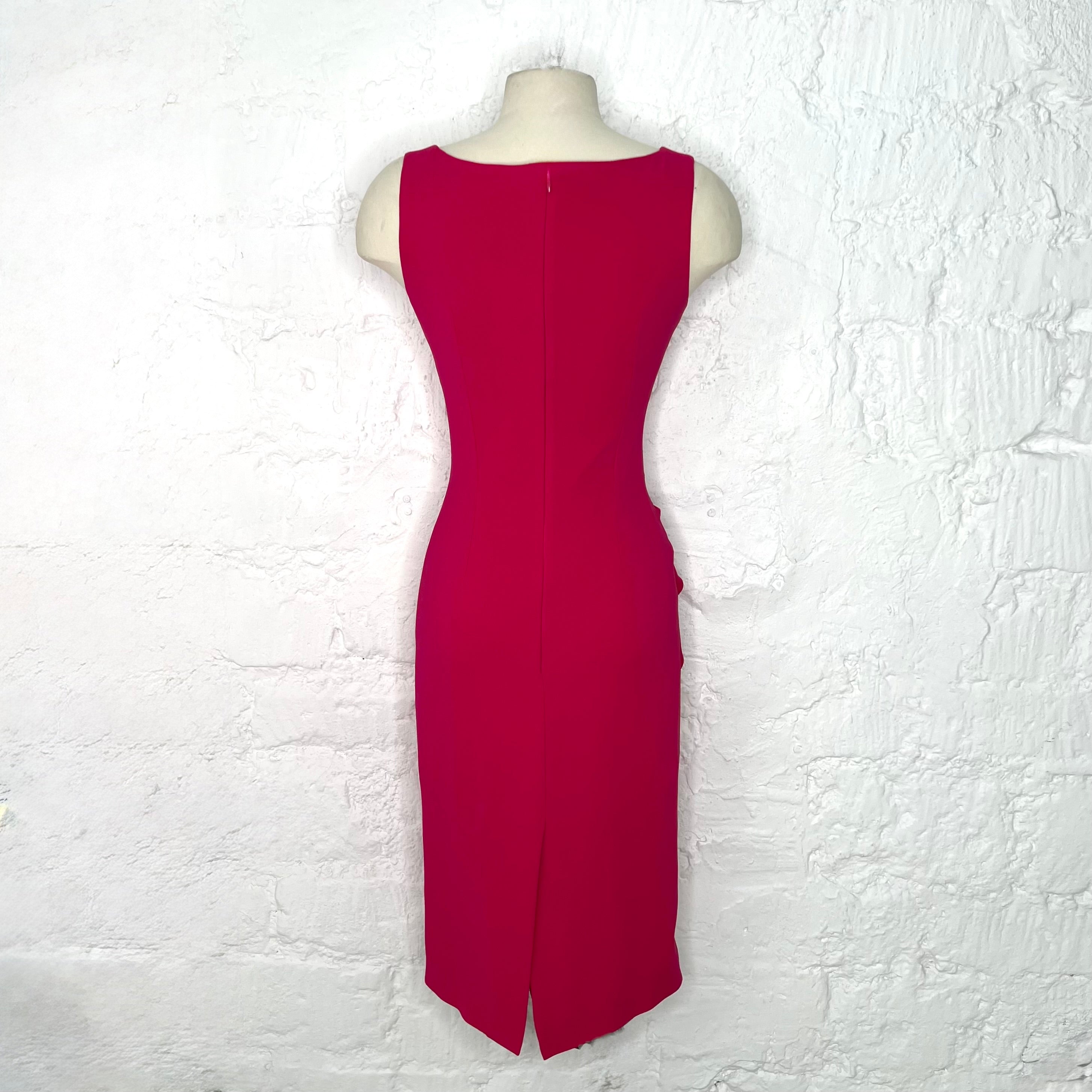 CHRISTIAN DIOR - Pink chiffon bias-cut cocktail dress