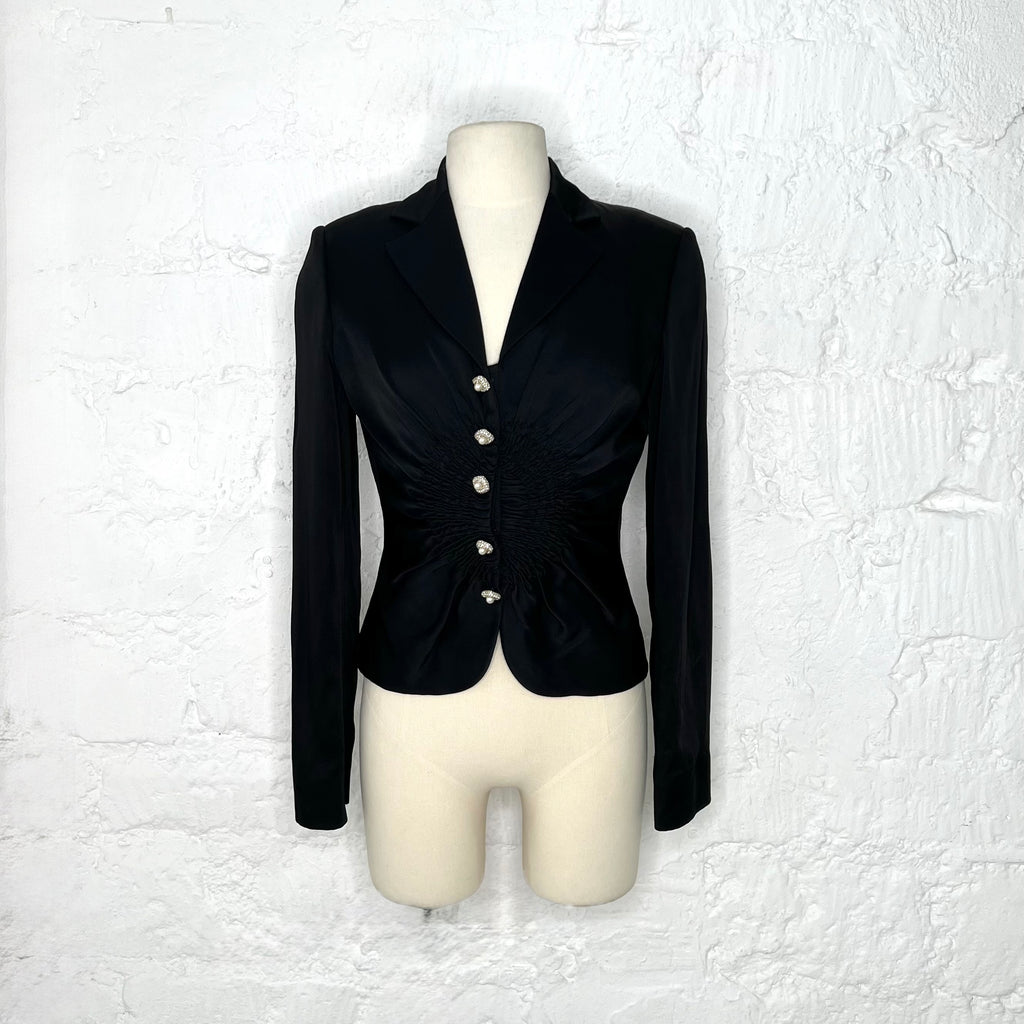 CHRISTIAN DIOR - Black wedding blazer jacket
